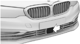Front center bumper.
